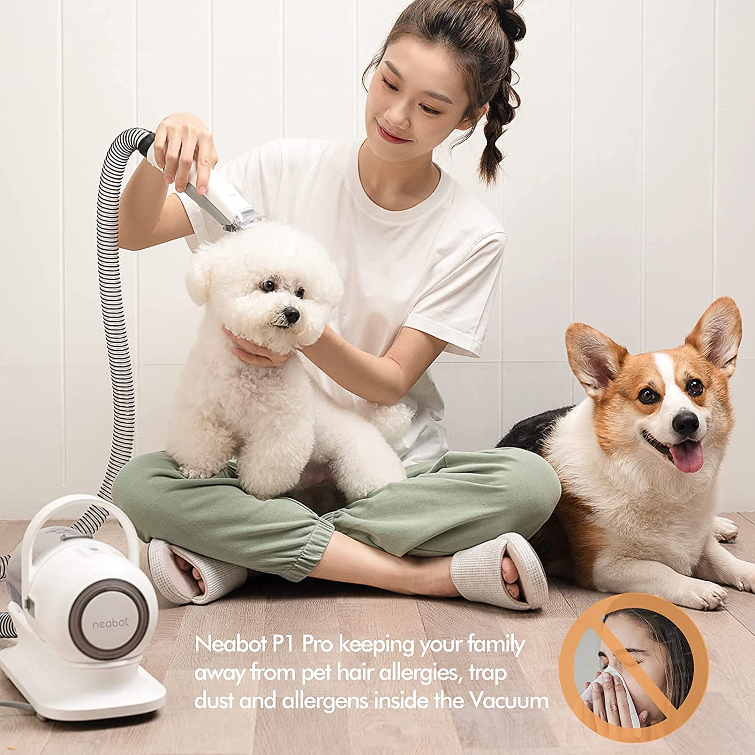 The Neakasa P1 Pro Pet Grooming Kit & Vacuum The Neakasa P1 Pro Pet Grooming Kit & Vacuum