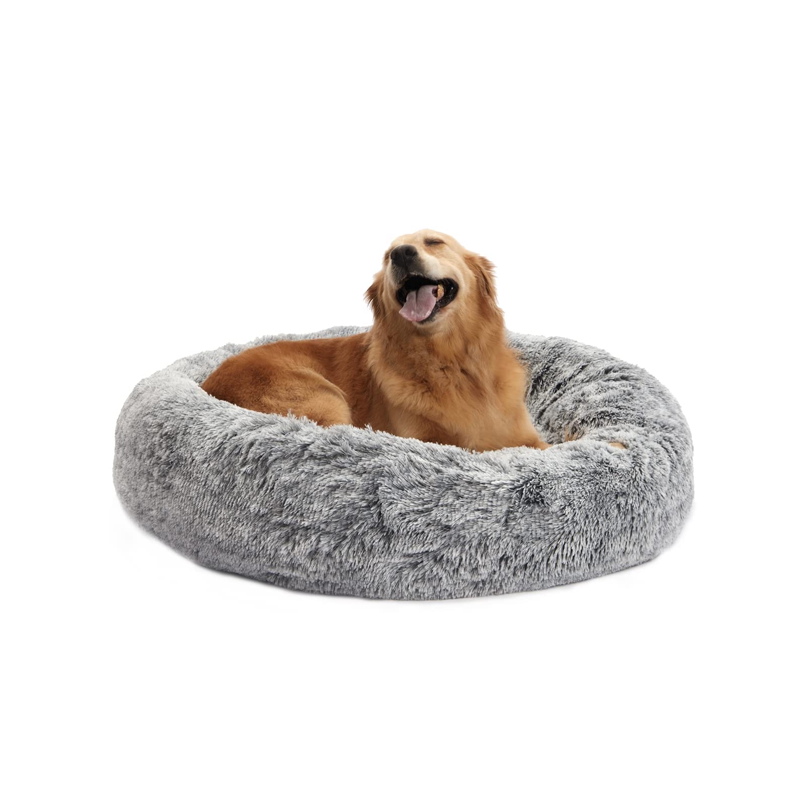 Bedfolks Calming Donut Dog Bed