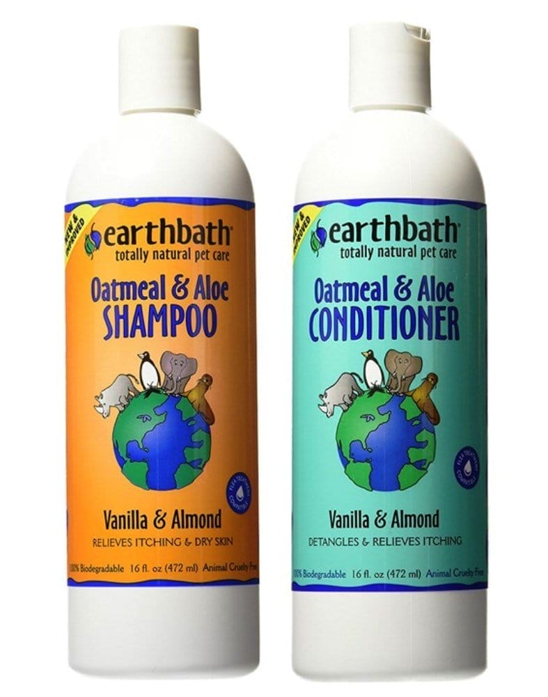 earthbath Oatmeal & Aloe Dog Shampoo and Conditioner